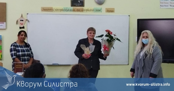 Кайнарджанско училище покани местен писател на среща в навечерието на международния ден на учителя