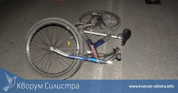 Колоездач потрошен, помете го кола на силистренска улица