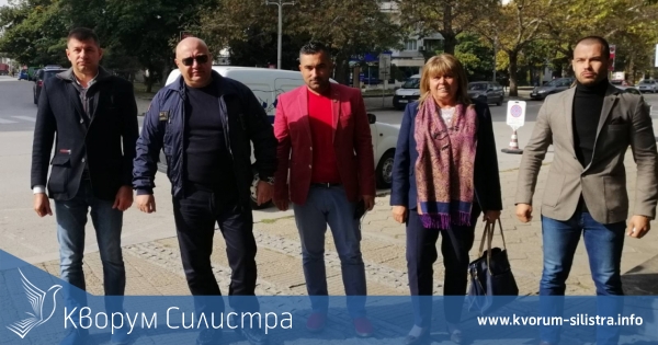 Коалицията ГЕРБ – СДС регистрира листата си в Силистра