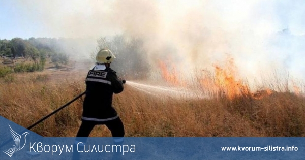 Необичайно топлото за ноември време предизвика пожари в Силистренско