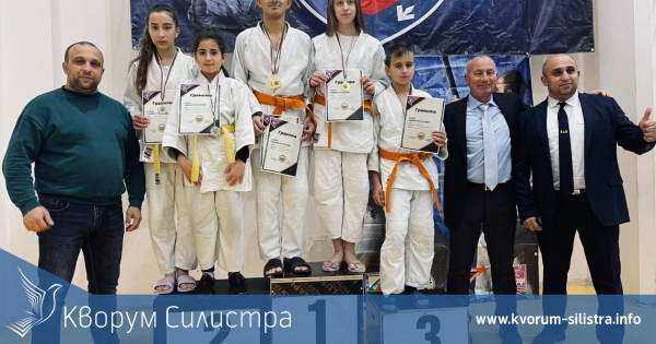 Куп медали за ронините от Силистра на Национална купа по джу-джицу