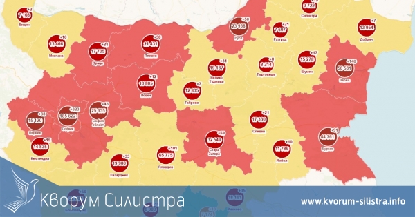 Силистра остава в жълтата COVID-зона