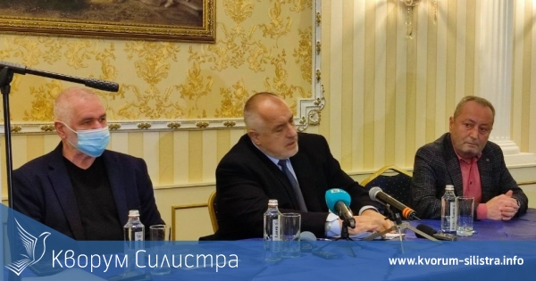 Лидерът на ГЕРБ Бойко Борисов посети Силистра за среща със структурите на ГЕРБ