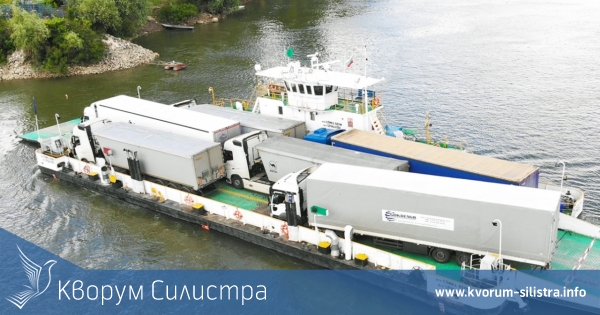 Над 30 600 са преминалите моторни превозни средства през 2021 г. по фериботната линия Силистра – Кълъраш