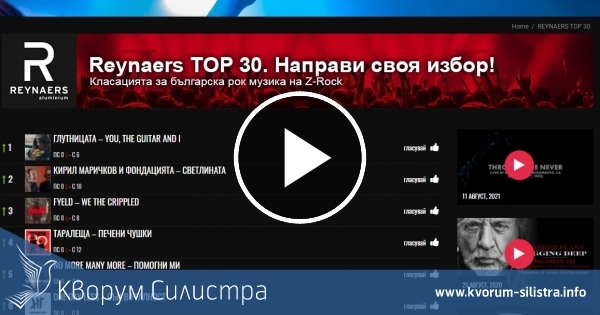 Силистренска банда оглави национална класация за българска рок музика