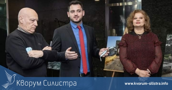 Общинският съветник от Тутракан Кристиян Калчев откри изложбата "Приятели на българските съкровища"