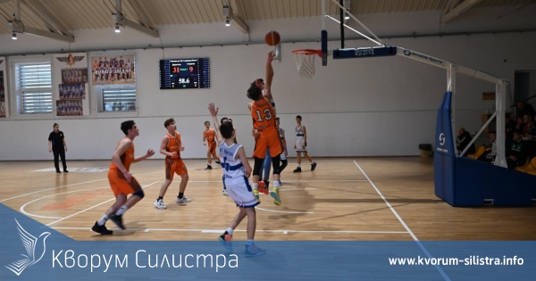 Баскетболистите на Доростол U15 с две победи в Дивизия Изток