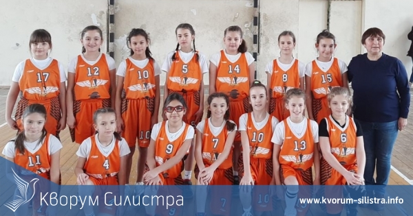 12-годишните баскетболистки на Доростол на турнир във Варна