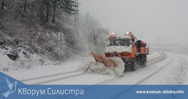 Март идва със студ и сняг в Силистренско