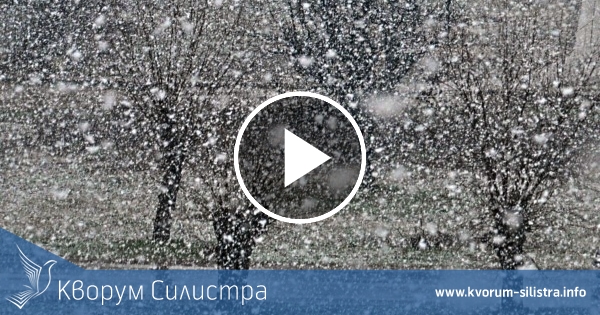 Слабият снеговалеж ще продължи през понеделник в Силистренско
