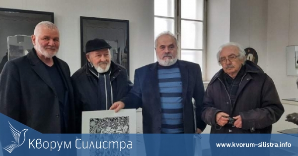 Силистренец дари картина на Галерията по повод юбилея й