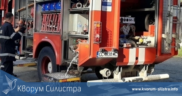 Камион горя до Силистра заради късо съединение