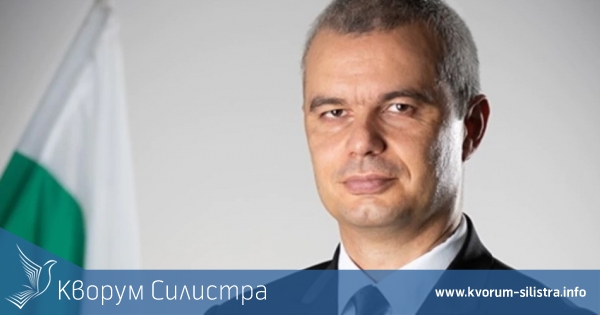 Лидерът на "Възраждане" Костадин Костадинов ще посети област Силистра