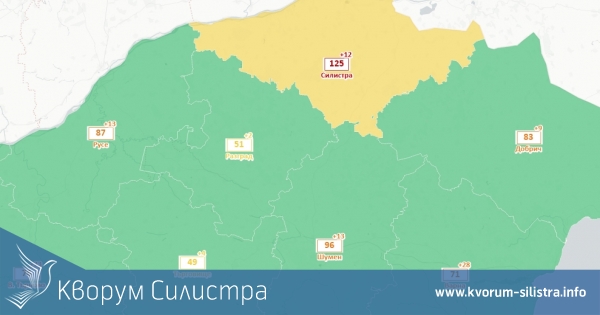Дузина новозаразени в Силистренско