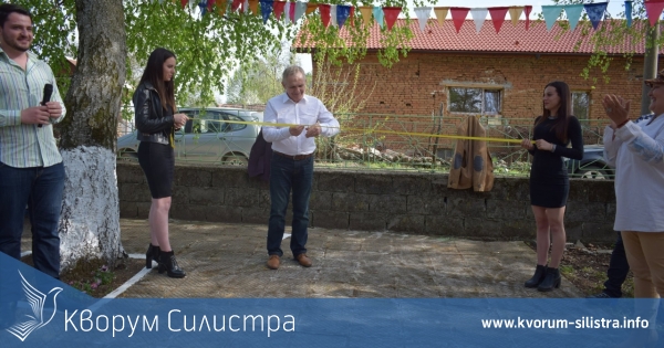 Силистренски депутат преряза лентата на обновения парк в Старо село