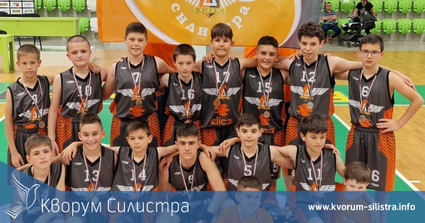 Доростол е вицешампион на България по баскетбол за 12-годишни