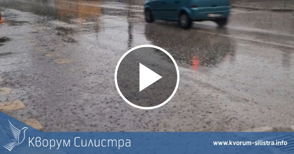 Мощната буря с градушка минала над Русе само леко закачи Силистра