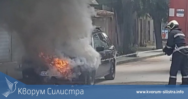 Късо съединение е причината за изгорялото БМВ в центъра на Силистра