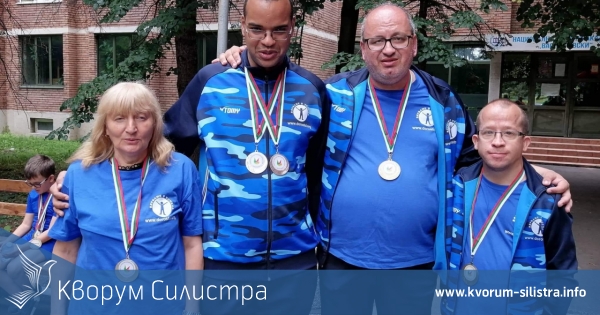 Силистренци със шест медала от Държавното първенство по лека атлетика за незрящи.