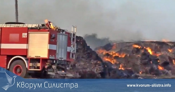 700 бали люцерна изгоряха при пожар в Пожарево