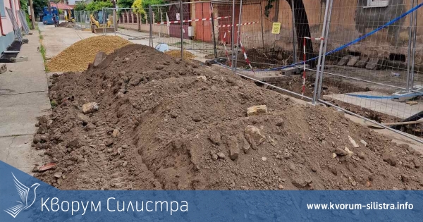 ВиК-Силистра: Ремонтът на улица "Генерал Скобелев" ще продължи до 28 юли