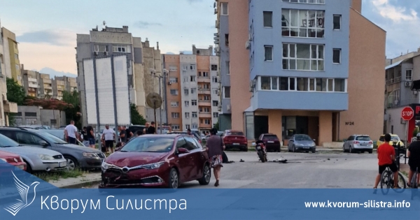 Кола и мотор се удариха тази вечер в Силистра