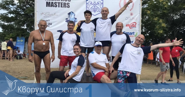 Силистренските плувци-ветерани отново са сред първите в страната