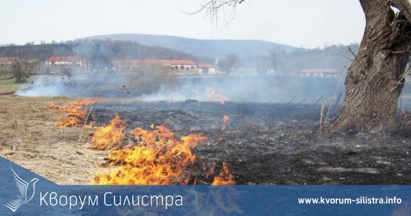 Горяха пожари до силистренските села Сребърна, Брадвари, Водно и Босна