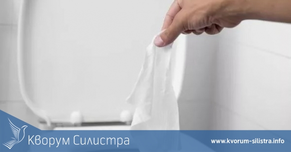 ВиК-Силистра с апел: Не изхвърляйте мокри кърпички в тоалетната!