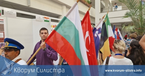 Силистренски ученик развя българското знаме на Европейското младежко научно изложение