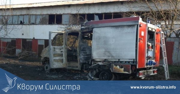 Пожарна кола изгоря до силистренско село