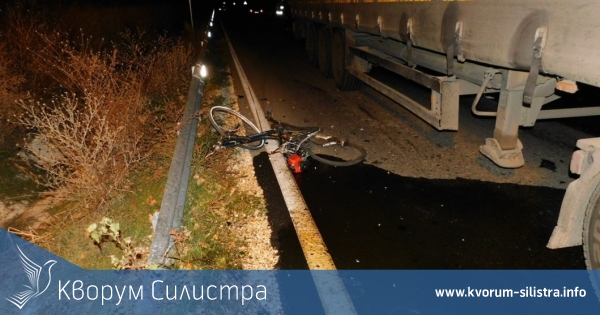 ТИР уби велосипедист, след което удари джип "Мерцедес" със силистренска регистрация