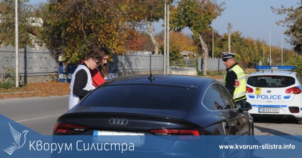 Силистренски полицаи и червенокръстци в съвместна акция срещу шофирането под въздействие на дрога