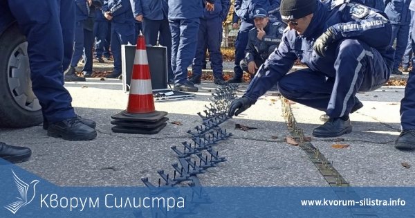 Полицаи ще се обучават да спират принудително коли с ленти с метални шипове