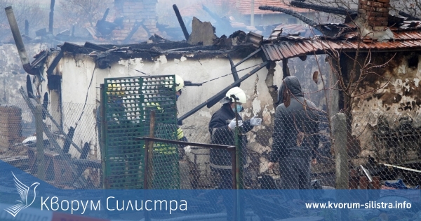 Мъж от Средище остана без къща и с изгаряния, палил си печката с бензин