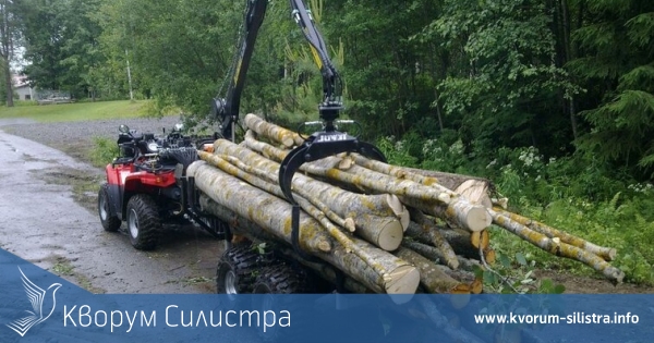 В Силистренско заловиха АТВ и два малки трактора с крадена дървесина