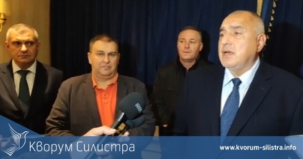 Борисов от Силистра: Да се подкрепи кабинетът на Габровски с третия мандат