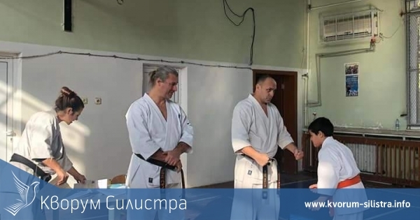 Силистренски Сенсей изпитва каратисти в Бургас и Пловдив