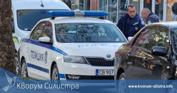 Напушен шофьор заловиха силистренските полицаи в центъра на града