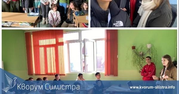 Американка, преподаваща в ЕГ, посети още три силистренски училища