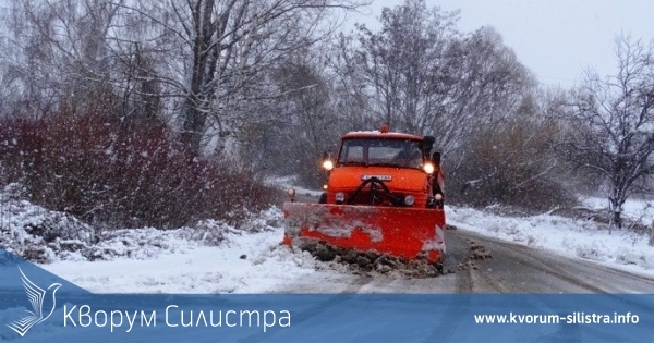 Сняг валя в две съседни на Силистра области