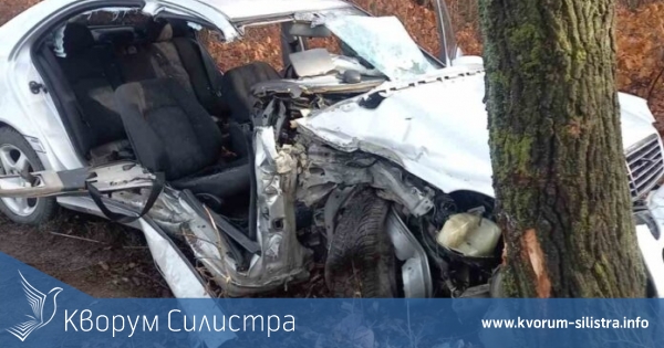 Чудо! Само със счупен крак на пътничка се размина катастрофа на пътя Силистра - Шумен