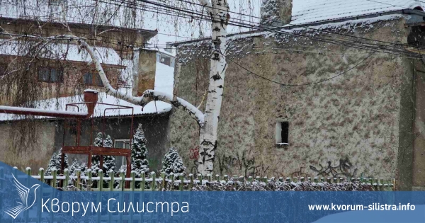 Сняг вали над цяла област Силистра