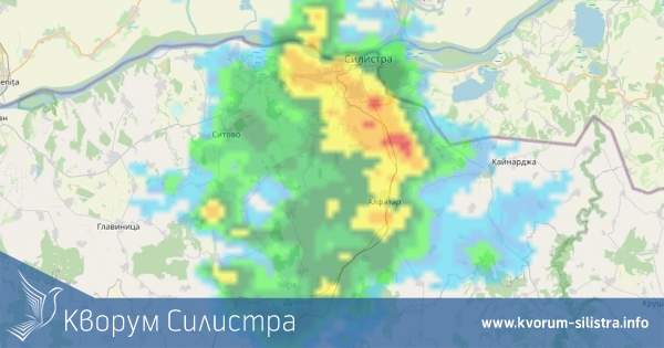 Гръмотевична буря над Силистренско