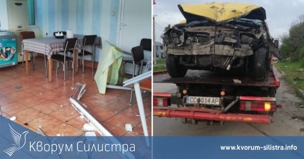 Несъобразена скорост е причината такси да "влезе" във "Веселото кебапче"