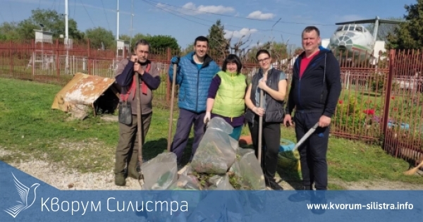 Силистренските метеоролози отбелязаха Деня на Земята с почистване
