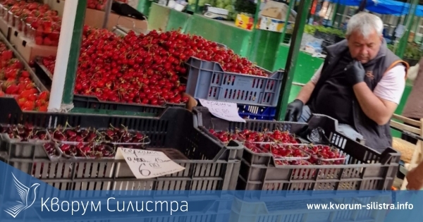Първите череши се появиха в Силистра на цена от 15 лв.