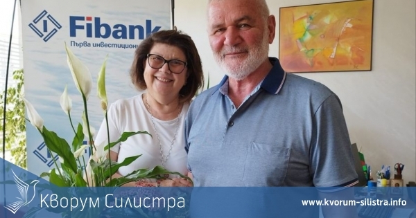 Кметът на Силистра поздрави топ банкер на Силистра