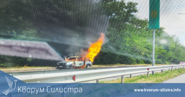 Трима горяха в кола близо до Шумен
