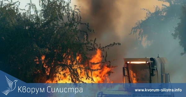 Пожар в комбайн унищожи овощна градина